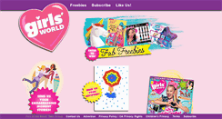 Desktop Screenshot of girlsworldmag.com