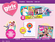 Tablet Screenshot of girlsworldmag.com